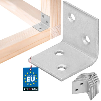 Colțar de îmbinare pentru dulgherie 25x25x25 set de 12 buc.