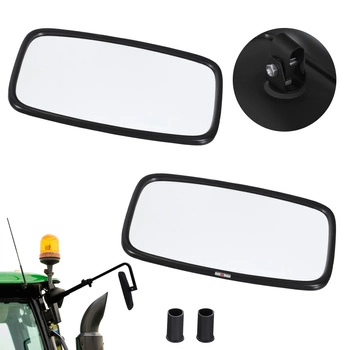 Oglindă exterioară universală pentru tractoare 28,5x15,5 cm set de 2 buc.