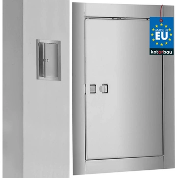 Ușă de coș de fum 13x21cm ușă de inspecție din oțel inoxidabil