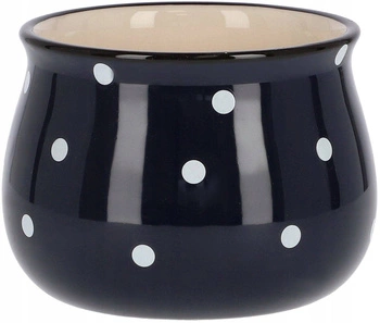 Ghiveci ceramic albastru mazăre - 110 mm