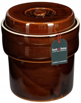 5l butoi de gresie din ceramică pentru murături