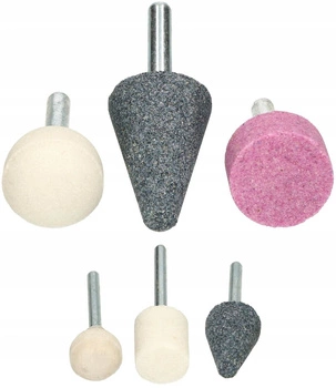 Set de pietre de polizat - 6 buc.