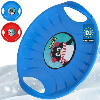 Sănii disc pentru alunecat pe zăpadă 60 cm set 2 buc.