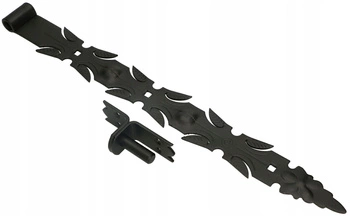 Balama de ușă forjată decorativă 600 mm + prindere