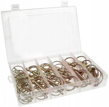 Știft cu inel oțel galvanizat set de 50 buc.