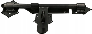 Zăvor uși poartă zăvor garaj 270 mm - Culoare neagră