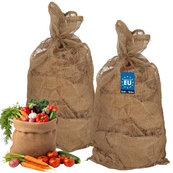 Saci de iută pentru deșeuri de fructe și legume - 2 buc.