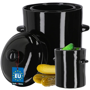 Vas etanș cu capac pentru varză murată 5 l