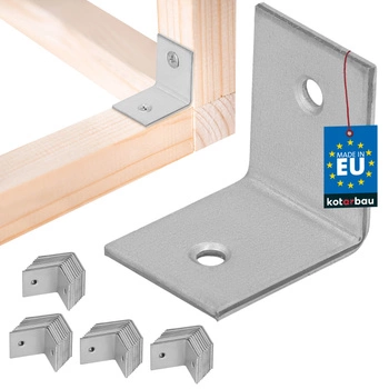 Colțar dulgheresc inoxidabil galvanizat 30x30x25 mm set de 50 buc.