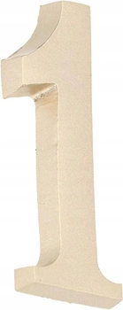 Numărul casei "1" numărul ușii 5 cm satin