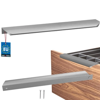 Mâner mobilier aluminiu argintiu 256/276 mm