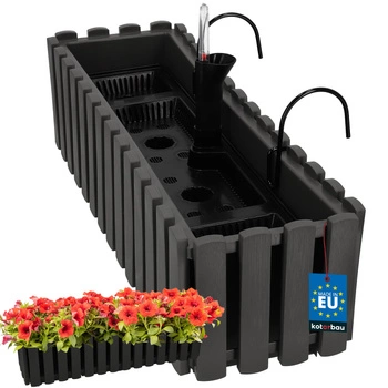 Ghiveci pentru balcon gri na zábradlí 600 MM