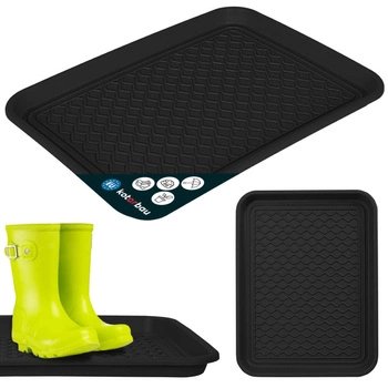 Tăviță de scurgere pentru încălțăminte din plastic 38x50 cm - Culoare negru