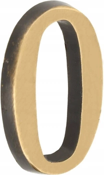 Numărul casei "0" numărul ușii 3d 5cm patină