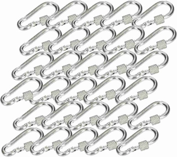 Carabină pivotantă 50 cârlig de frânghie - 50 buc.