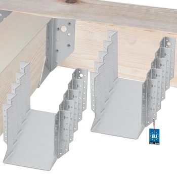 Cârlig pentru grinzi din lemn tâmplărie căpriori 160x170 mm set de 10 buc.