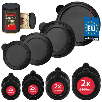 Capac pentru cutie capac 100/84/73/65 mm set 8 buc.