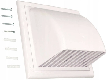 Capacul extractorului de conducte alb fi 150mm