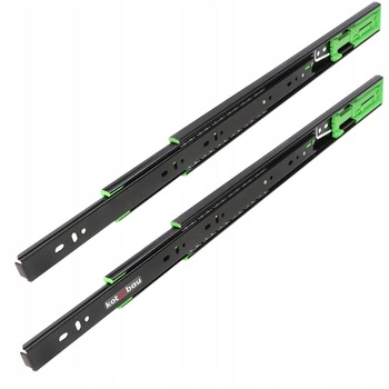 Glisieră cu rulmenți cu bile cu închidere automată h-45 450mm