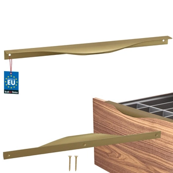 Mâner mobilier aluminiu auriu mat 320/340 mm