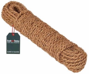 Coarda de nucă de cocos natural 25m de frânghie