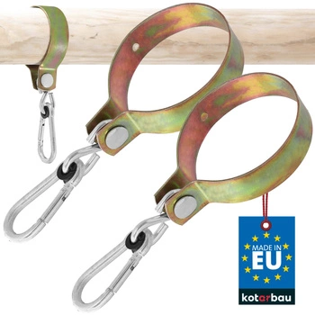 Carabinieră cu cârlig de legănat 120 mm - 2 buc.