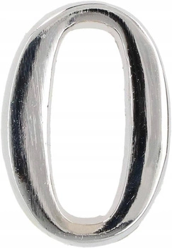 Numărul casei "0" numărul ușii 5 cm cromat