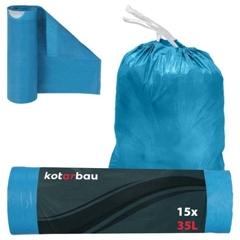 Saci de deșeuri cu panglică universal 35 l