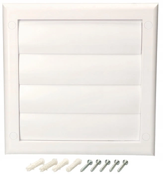Grilă de ventilație cu lamele fi 125 mm