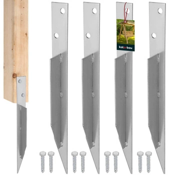 Ancoră pentru leagăn de grădină 44,5x4 cm set de 4 buc.