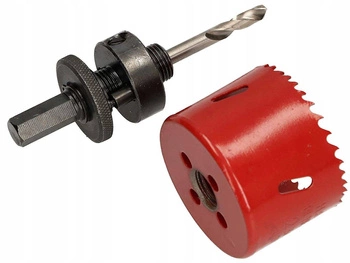 Ferăstrău de găurit bi-metal 64mm adaptor de frezare a coroanei