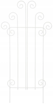 Gard palisadă grădină palisadă golf alb 48 cm