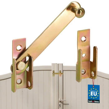 Închidere blocare obloane foișoare porți oțel auriu 120 mm