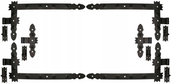 Hinjă unghiulară de 600 garaj pentru obloane - Culoare negru