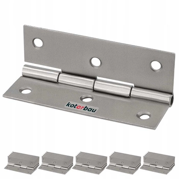 Balama aripă mobilier 70 mm nichel set de 25 buc.