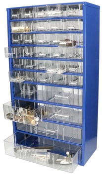 Dulap organizator pentru bancul de lucru cu 36 de sertare