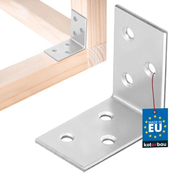 Colțar dulgheresc inoxidabil galvanizat 40x40x25 mm