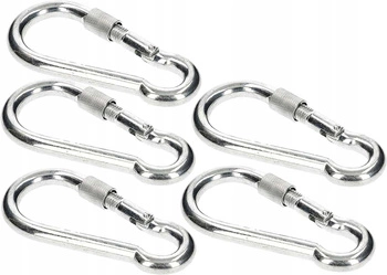 Carabină pivotantă 100 cârlig de frânghie - 5 buc.