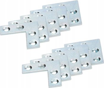 Conector de colț plat 30x30x10 mm set de 100 buc.