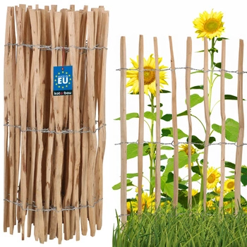 Hazel gard împrejmuire borduri palisadă ardezie 100 cm