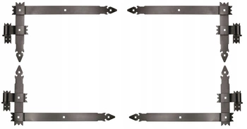 Hinjă unghiulară de 600 garaj pentru obloane - Culoare negru