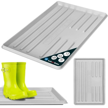 Tavă de scurgere pentru încălțăminte 60x40 cm – Culoare gri