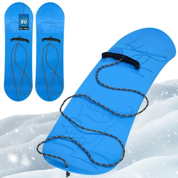 Snowboard placă snowboard pentru copii albastru set 2 buc.