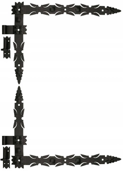 800 garaj colț de colț cu balama pentru obloane