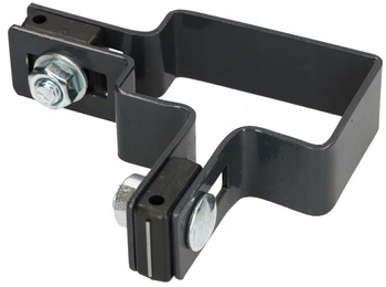 Suport colțar pentru stâlp gard 60x40 mm - Culoare grafit