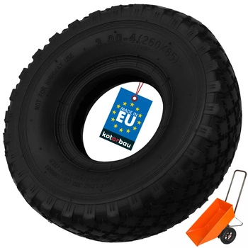 Anvelopă roată cărucior depozit cu bandă de rulare 3.00-4