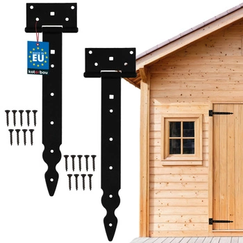 Balama pentru ușa foișorului t 300 mm set de 2 buc.