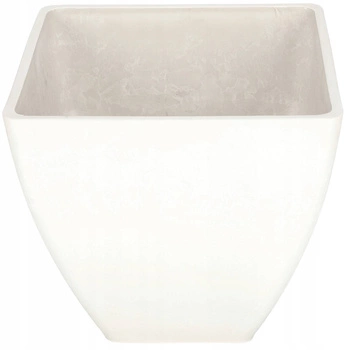 Ghiveci de grădină oală de protecție compozit alb 28 cm