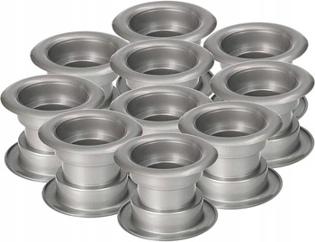 Manșon pentru uși tub ventilat - 10 buc. - Culoare gri argintiu