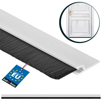 Bandă de etanșare ușă cu garnitură alb 1 m